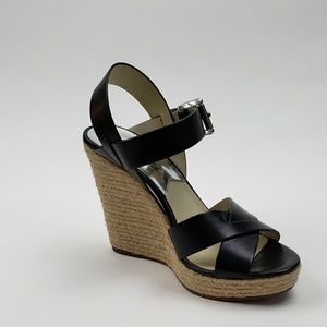 Michael Kors black wedges/ size 6.5M